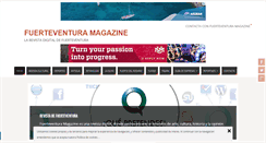 Desktop Screenshot of fuerteventuramagazine.com